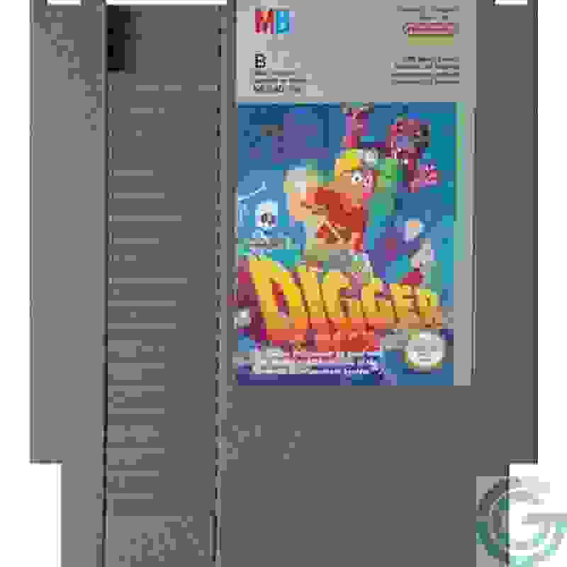 Digger T Rock (NES) W/ Manual, Unboxed