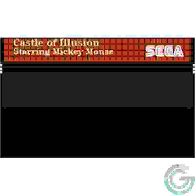 Castle Of Illusion Starring Micky Mouse (Master System) W/O Manual, Unboxed