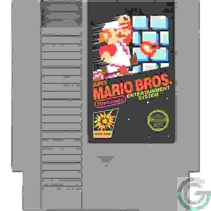 Super Mario Bros (NES) W/O Manual, Unboxed