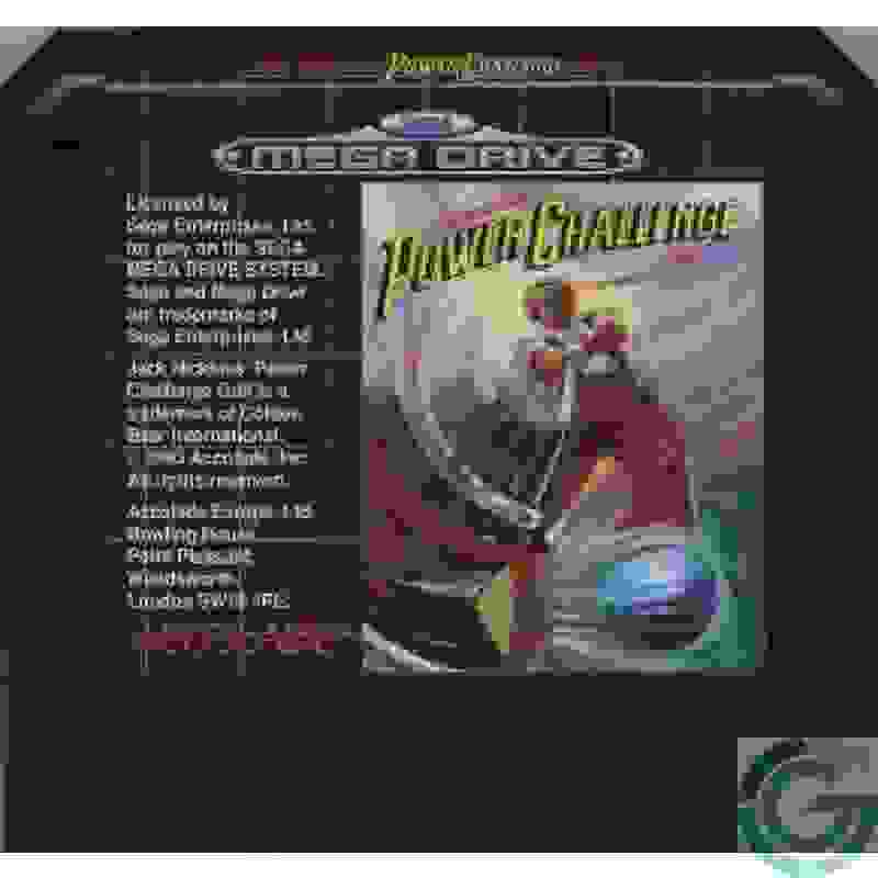 Jack Nicklaus Power Callenge Golf (Mega Drive) W/O Manual, Unboxed