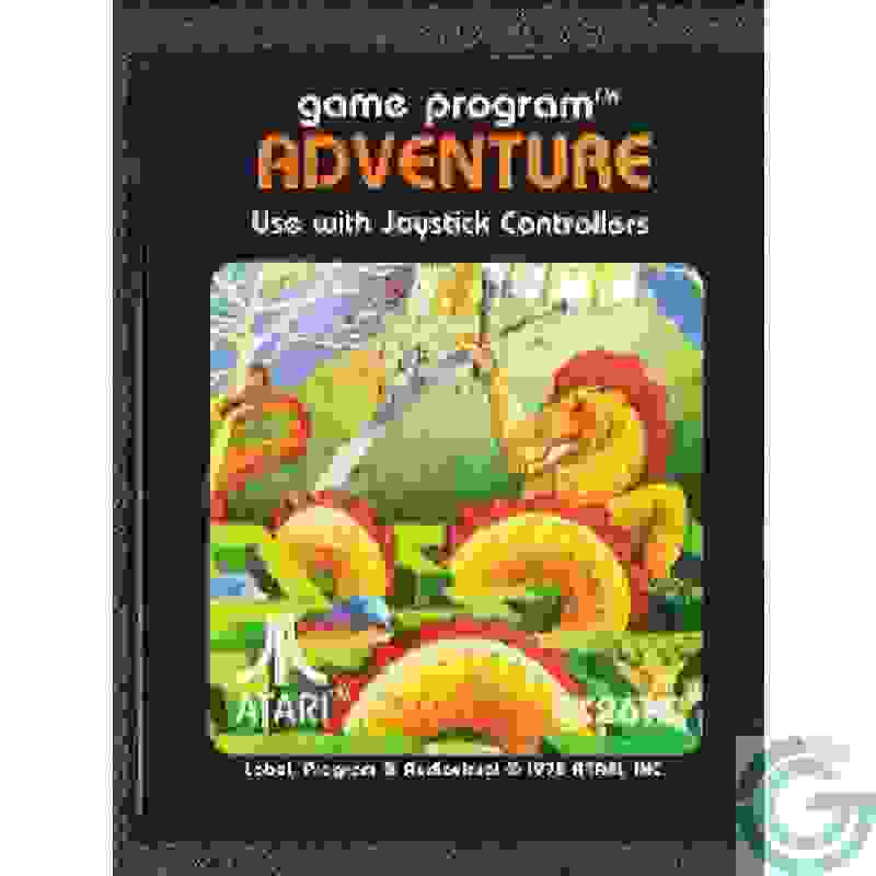 Adventure (Atari 2600) W/O Manual, Unboxed